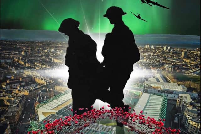 The image was created as a tribute to the fallen.