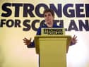 Scotland's First Minister Nicola Sturgeon holds a press conference in Edinburgh on November 23, 2022 after the Supreme Court blocked a new vote on independence.