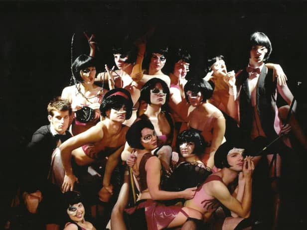 Eddie Redmayne played the master of ceremonies in the 2001 Underbelly show Cabaret, which was staged by Double Edge Drama.