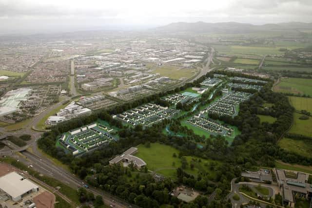The first phase of the £500m Edinburgh Garden District – Redheughs Village – plans to deliver 1,350 homes, including more than 330 new affordable homes, as well as funding for a new primary school and nursery with places for all children on the site.