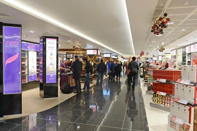 Duty free shops offer 20 per cent off the high street price of alcohol and perfume for international passengers. Picture: Neil Hanna Photography