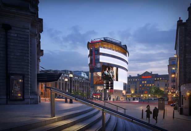 An artist's impression of the proposed new Filmhouse building in Edinburgh's Festival Square (Image: Grimshaw Architects)