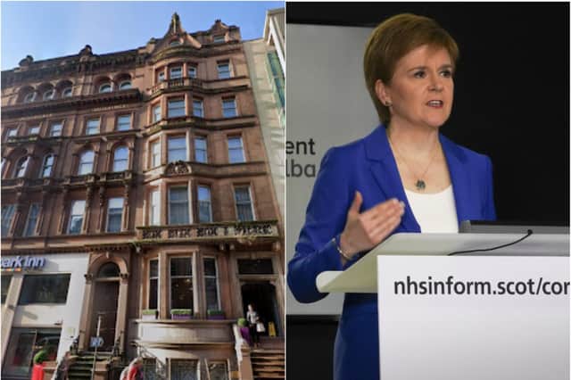 The First Minister has reacted to the ongoing incident in Glasgow’s West End