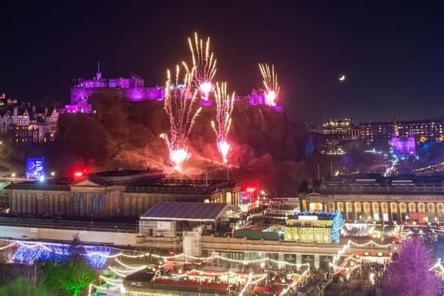 Edinburgh's Hogmanay celebrations are returning for the first time since 2019. Picture: Ian Georgeson