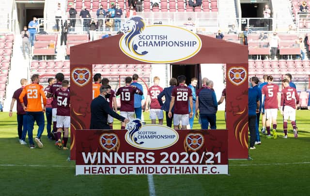Hearts played their final home game of the season against Inverness. Picture: SNS