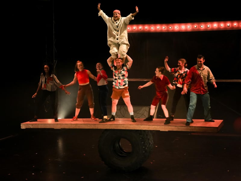 Balancing atop a giant wheel, courageously diving from 15ft in the air, and somersaulting out of the path of a swinging chainsaw, join The Revel Puck Circus for their exhilarating Edinburgh Fringe debut this August. Bringing a heartfelt, hilarious and dangerous edge, the brightest young talent of the East London circus scene showcase incredible acrobatics, ridiculous physical comedy and the dizzying heights of the UK’s only teeterboard trio. Jam-packed with riotous and mind-blowing moments, this alternative homegrown circus company are a must-see for thrill-seekers young and old.
Underbelly’s Circus Hub on the Meadows (The Lafayette), 4.10pm, Weekend: August 18-20, 24-26 (£17.50 / £16.50). Weekday: August 15-17, 22-23 (£15.50 / £14.50).