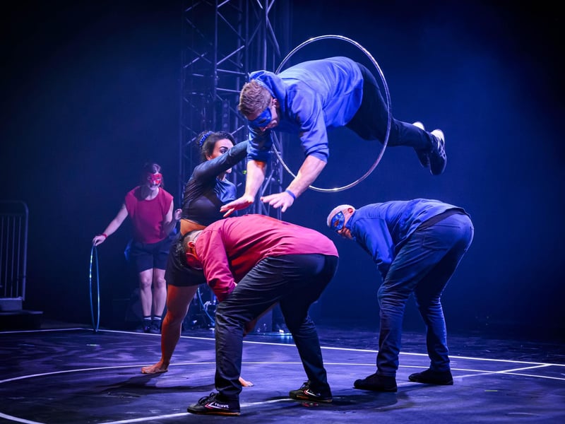 This is circus on a whole new theatrical level. The World Premiere of Duel Reality bursts into Circus Hub from The 7 Fingers, the company who created the hit show Passagers.
Star crossed lovers. Two opposing teams. The stage is an arena. Competition can be playful at times, but also dangerously serious. Which side will you choose?
Underbelly’s Circus Hub on the Meadows (The Lafayette), 8.30pm. Weekend: August 18-20, 25-26 (£21 / £20). Weekday: August 15-17, 22-24 (£18 / £17).