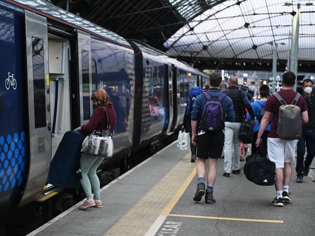 ScotRail services have been cut by one third since last week because of the drivers' dispute. Picture: John Devlin