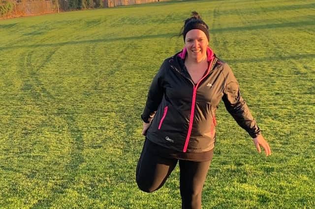 Tracey Moore has been hard at work training for her month long challenge