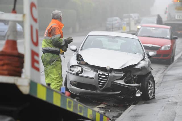 Edinburgh recorded 9.73 road accidents per 10,000 residents, according to the study.  Picture: Esme Allen