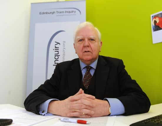 Lord Andrew Hardie was appointed to head the  Edinburgh Tram Inquiry in 2014. Picture: Lisa Ferguson