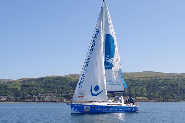Caledonian Hero sailing from Largs