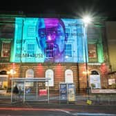 An image from the Oscar-winning film Moonlight, projected onto the Filmhouse in Edinburgh which is to reopen two years after it closed with the help of £1.5 million funding from the UK Government. Picture: Jane Barlow/PA Wire