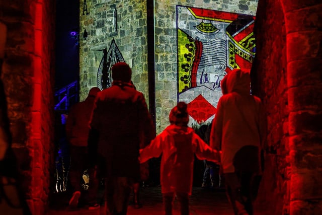 Visitors flocked to the attraction at the opening weekend to see Edinburgh Castle lit-up with spectacular designs and tapestry.