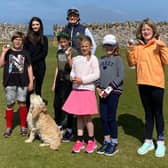 Catriona Matthew with some of the participants at a Girls' Golf Hub at North Berwick Golf Club this summer. Picture: North Berwick Pro Shop
