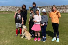 Catriona Matthew with some of the participants at a Girls' Golf Hub at North Berwick Golf Club this summer. Picture: North Berwick Pro Shop