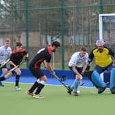 Grange warmed up for European action with a 7-1 win obver Dunfermline Carnegie at Fettes on Saturday. Picture: Nigel Duncan