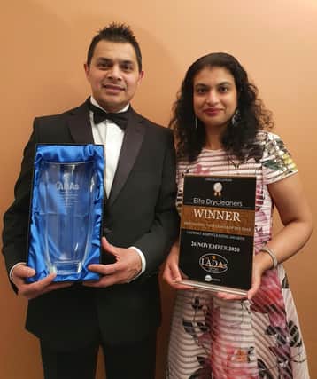 Husband and wife duo Sarah and Kashif Sheikh own Elite Drycleaners