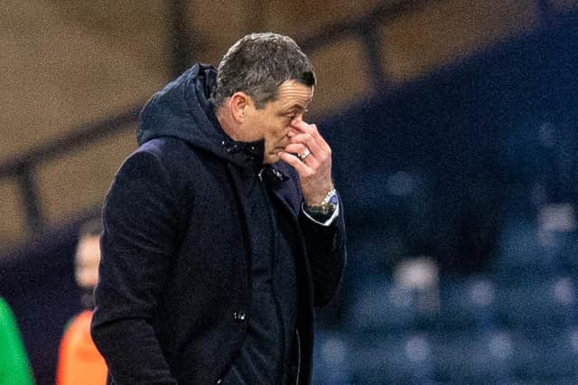 An angry Jack Ross blasted his players' lack of guts