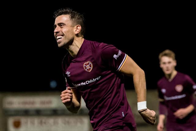 Olly Lee wants more goals for Hearts.