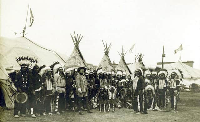 Buffalo Bill's Wild West Show embarked on a tour of Scotland in 1904.