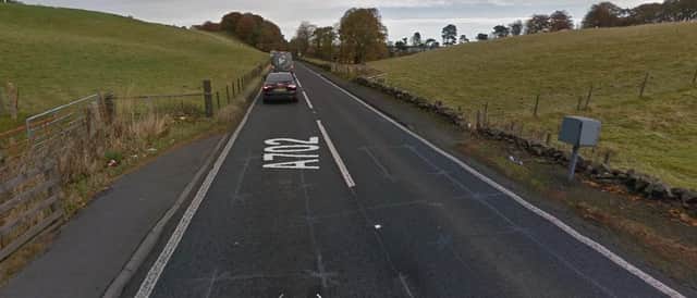 A702 near West Linton where the crash occurred (Photo: Google Maps).