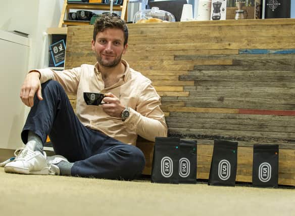 Former British track cyclist Callum Skinner has brought Five Rings first coffee bar made out of the former Meadowbank Velodrome track to Meander.