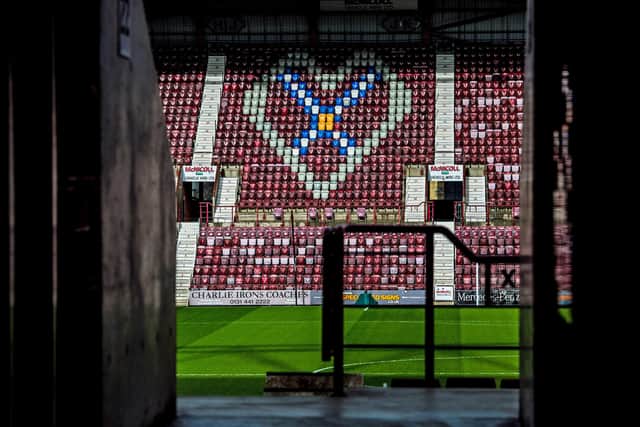Hearts' hopes of league reconstruction could be dashed. Picture: SNS