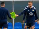Ryan Porteous during a Scotland training session at the Oriam. Picture: Craig Williamson / SNS