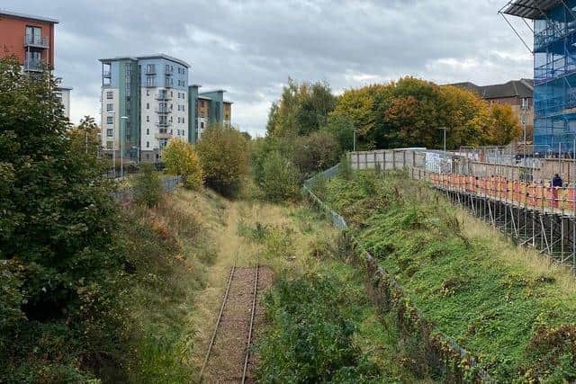 The former railway line could become a pedestrian and cycle path