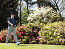 Bob MacIntyre, who is making his debut in the event, walks on the sixth hole during a practice round prior to the Masters at Augusta National Golf Club. Picture: Jared C. Tilton/Getty Images.