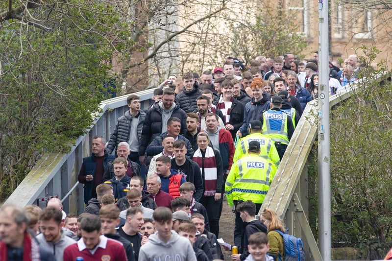 In order to get to Easter Road for away games against Hibs, Hearts fans have to cross over the Crawford Bridge. Hearts ironically refer to it as the 'Bridge of Doom' after Hibs casuals of the 1980s earnestly gave it such a moniker.