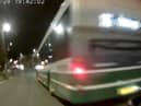 Lothian Buses is investigating after a video showing a bus driver overtaking a cyclist at a close distance was posted on social media. (Credit: Tomas Bjoardaeln)