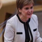 Nicola Sturgeon was speaking at First Minister's Questions    Photo: Fraser Bremner - Getty Images