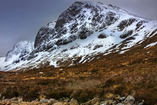 A man tragically fell 300ft to his death during treacherous, icy conditions as he scaled Ben Nevis over the weekend with friends (Photo: Getty/CanvaPro).