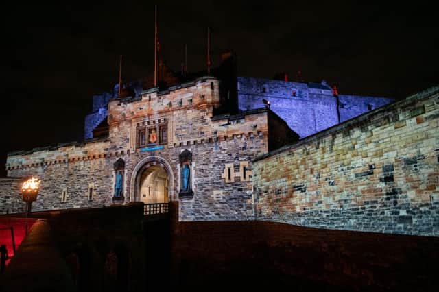Edinburgh Castle of Light in 2019