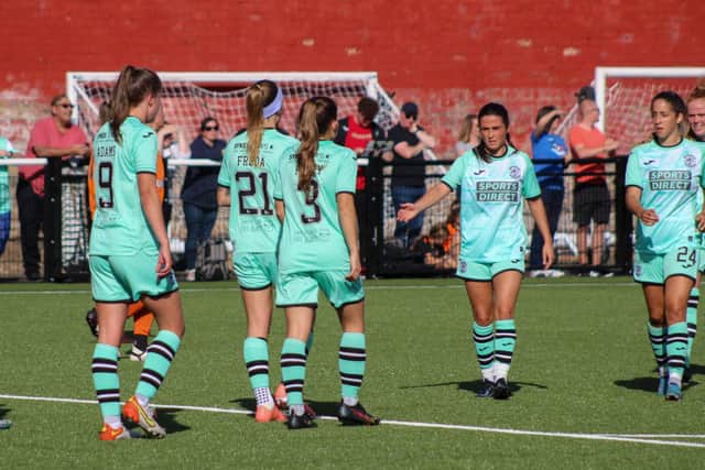 Hibs Women defeated Dundee United 3-1 at Gussie Park on Sunday