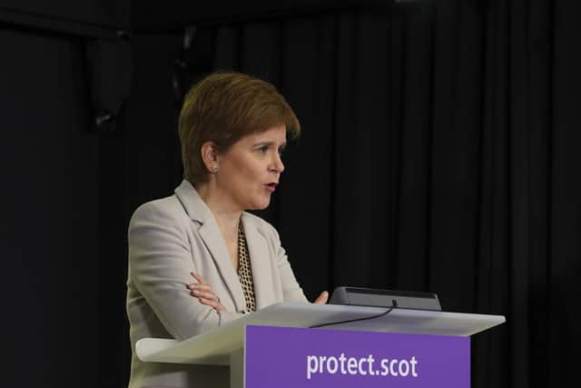 The handling of new restrictions imposed by Nicola Sturgeon's Government has been described as a 'shambles' (Picture: Scottish Government/Flickr)