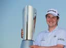 Bob MacIntyre poses with the trophy after his breakthrough win on the European Tour in the Cyprus Showdown in November. Picture: Getty Images