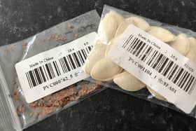 Seeds have been arriving at Scottish households but could be part of a scam