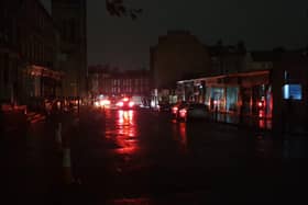 Main street in Stockbridge in complete darkness picture: JPI Media
