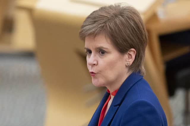 First Minister Nicola Sturgeon gave evidence to the committee.