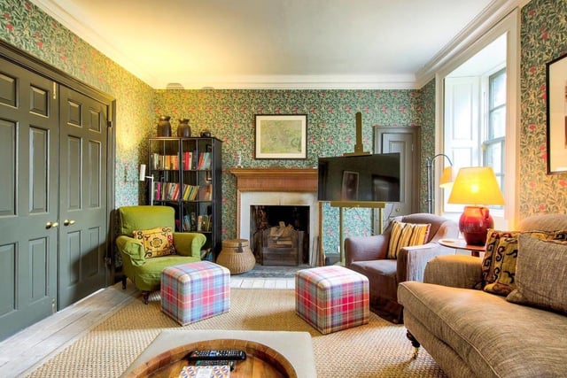Condé Nast says: 'The place makes for a particularly charming winter bolthole with open fires, hot-water bottles and shelves stacked with vintage books. This is self-catering on a different level, worthy of a celebration - and it's just two minutes from Princes Street and the city centre'.