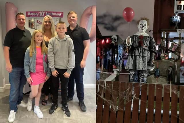 The McCallums' spooky Sighthill homes receives lots of visitors every year at Halloween.