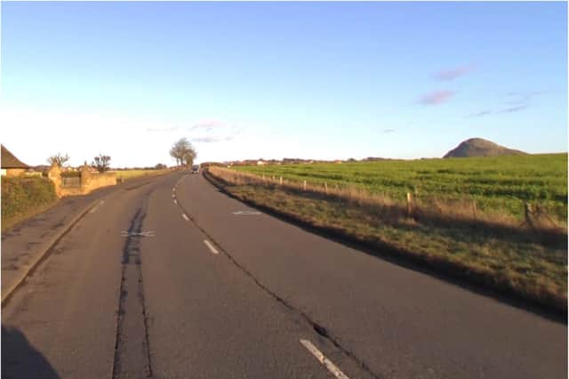 A crash has occurred on the A198  between Dirleton and North Berwick