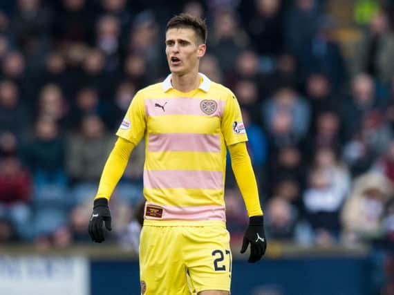Andraz Struna has been recalled by Slovenia after some solid displays for Hearts