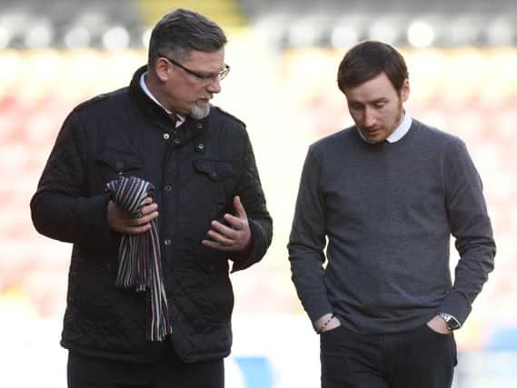 Craig Levein's influence at Hearts has been welcomed by head coach Ian Cathro