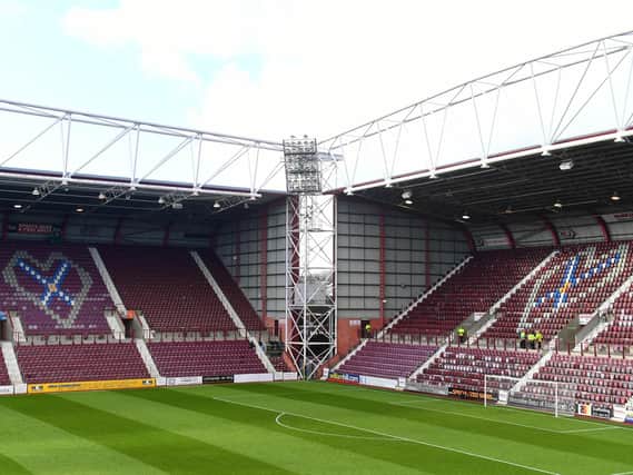A general view of Tynecastle Park