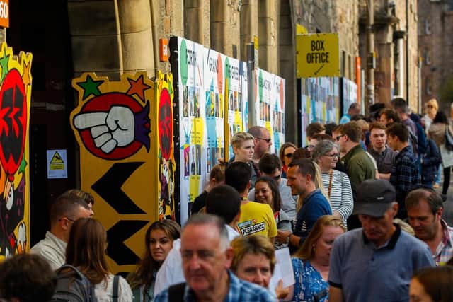 Hundreds of thousands of visitors and performers from all over the globe you say? Aye, they're coming to Edinburgh