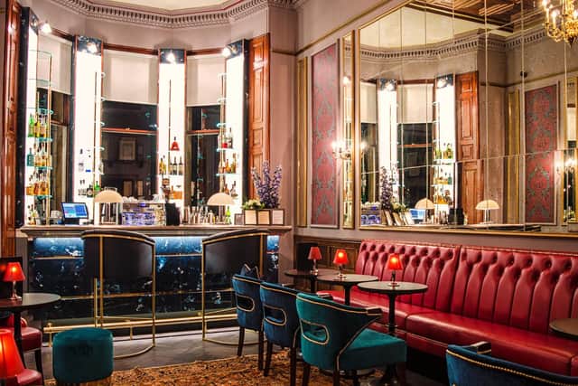 The interiors reference both the architectural heritage of the hotel and the colour palette is complemented with a rich choice of materials, including oak, brass, leather and velvet.